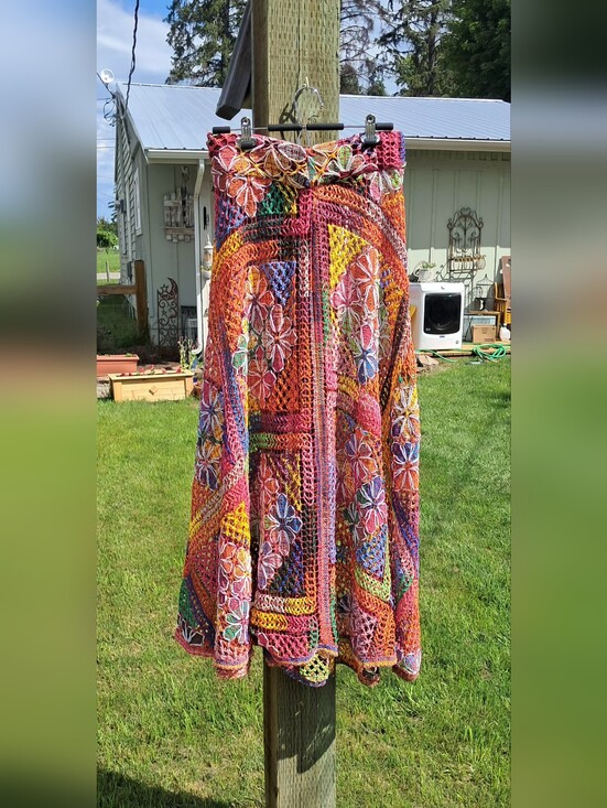 unique brazil Dresses & Skirts - Handmade Charlotte Filet Lace Maxi Skirt